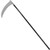 Skeleteen Grey Death Scythe Staff - Grim Reaper Death Costume Accessories Weapon Scythe Prop
