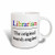 3dRose 202958_2""Librarian The Original Search Engine" Ceramic Mug 15 oz White