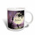 3dRose Believe, Fairy with Dragonflies with Moon and Purple Sky Ceramic Mug, 15-Ounce