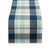 DII 100% Cotton Lake Plaid Table Runner, 13x54"