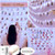 JINMAON Photo Clip String Lights 17Ft - 50 LED Fairy String Lights with 50 Clear Clips for Hanging Pictures, Photo String Lights with Clips - Perfect Dorm Bedroom Wall Decor Wedding Decorations