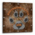 3dRose DPP_22027_2 Australian Cattle Dog Love Dog Breed in Gray and Brown Wall Clock, 13 by 13-Inch