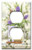 Art Plates - Outlet Cover OVERSIZE Switch Plate/OVER SIZE Wall Plate - Lavender