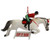 Kurt Adler 4.75" RESIN HORSE RACING HANGING ORNAMENT