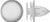 Clipsandfasteners Inc 25 Door Panel Clip Retainer compatible with Chrysler Van 98