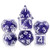 DND Game Dice,DNDND 7 Die Purple Glitter Resin Dice with Organza Bag for Dungeons and Dragons,D&D,Role Playing Games and Table Games