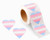 Gay Pride -Transgender Pride Heart Stickers (1 Roll - 250 Stickers)