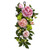 Nearly Natural 4540 24in. Mixed Peony & Hydrangea Teardrop Garlands Pink
