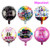Sharlity Happy Birthday Foil Mylar Helium Balloon, 18" Round Foil Balloon, Pack of 30 (30)