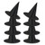 Halloween Black Witch Hats Witch Costume Accessories for Halloween Party Decoration and Carnivals Hats Black, 8 Packs