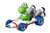 Hot Wheels GBG29 Mario Kart Yoshi, B-Dasher Vehicle, Multicolour