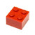 LEGO Parts and Pieces: 2x2 Red (Bright Red) Brick x100