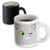 3dRose Cute Winking Cat Grey with Green Eyes Magic Transforming Mug, 11-Ounce