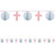 Sweet Christening Pink Paper Honeycomb Trimmer, 12', 6 Ct.