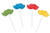 12 Mustache Lollipops - Moustache Pops -Party Favors