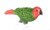 Falcon Miniatures Dollhouse Miniature Redheaded Parrot by