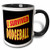 3dRose 117883_4"I"I Survived Dodgeball Survial Pride And Humor Design" Two Tone Mug 11 oz Black/White