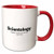 3dRose 17086_5""Scientology, Making Eccentrics Pay" Ceramic Mug 11 oz Red/White