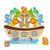 AILIMY Equilibrium Game Wooden Stacking Blocks Balancing Game Sorting Toy Building Early Brain Development for Kids