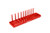 Olsa Tools | 1/4-Inch Drive Socket Organizer Tray | Red SAE Socket Organizer | Premium Quality Tool Organizer