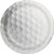 Golf Dessert Plates, 24 ct