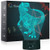 Dinosaur 3D Illusion Lamp, Elstey 7 Colors Changing Optical Illusion Touch Table Desk LED Night Light Great Kids Gifts Home Decoration