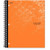 Five Star Spiral Notebook, 1 Subject, 100 Sheets, College Ruled, Graphics, Bitmap Orange