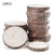 Fuhaieec 15pcs 3.5"-4" Unfinished Natural Wood Slices Circles with Tree Bark Log Discs for DIY Craft Rustic Wedding Ornaments