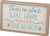 Primitives by Kathy Inset Box Sign No Place Like Home Except Beach Wall Decor