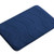 Flamingo P Soft Non Slip Absorbent Bath Rugs Area Rug Sets Bathroom Rug Set Memory Foam Bath Mats for Bathroom (Navy Waved Pattern, Size: W20 x L32)