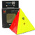 CuberSpeed Qiyi X-Man Bell Magnetic Pyramid Stickerless Magic cube Qiyi Magnetic MofangGe Pyramid color Speed cube