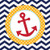 Creative Converting 18 Count Ahoy Matey Anchor Paper Luncheon Napkins (Value 3-Pack)