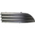 DAT 04-05 TOYOTA SIENNA BLACK BUMPER COVER GRILLE RIGHT PASSENGER SIDE TO1089109