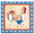 Art Plates - Double Gang Toggle OVERSIZE Switch Plate/OVER SIZE Wall Plate - Jardinere Rooster