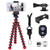 Phone Tripod, Linkcool Octopus Flexible Tripod with Wireless Remote Phone Holder Mount Use as iPhone Tripod, Cell Phone Tripod, Camera Tripod, Travel Tripod,Tabletop Tripod for iPhone Gopro