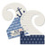 2nd Birthday Ahoy - Nautical - Shaped Fill-in Invitations - Second Birthday Party Invitation Cards with Envelopes - Set of 12