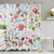BLEUM CADE Colorful Flower Shower Curtains with 12 Hooks, Floral Shower Curtain Durable Waterproof Bathroom Shower Curtain