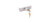 CRL Aluminum Finish Stick-On Showcase Lock - Keyed Alike