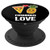 Funny Forbidden Love Pineapple Pepperoni Cheese Pizza - PopSockets Grip and Stand for Phones and Tablets