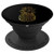 Pineapple Gold Gradient Black Background - PopSockets Grip and Stand for Phones and Tablets