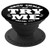 THOU SHALL NOT TRY ME MOOD 24 7 Fake Bible Verse Quote PopSockets Grip and Stand for Phones and Tablets