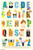 Trends International Disney Characters as The Alphabet Clip Wall Poster, 22.375" x 34", Poster & Clip Bundle