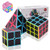 Speed Cube Set, Carbon Fiber Sticker Puzzle Cube Bundle Magic Cube Set of 2x2x2 3x3x3 Pyramid Speedcube