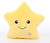 DearSun Twinkle Star Glowing LED Night Light Plush Pillows Stuffed Toys (Yellow)