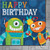 Robot Party Birthday Napkins, 48 ct
