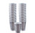 Amscan Reusable Silver Plastic Cups Big Party Pack, 12 Oz., 50 Ct.