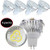 MR16 12V 3W 2700K Warm White LED spot Light for Flood Lighting, Landscape,Recessed Track Lighting GU5.3 pin Base 60°Beam Angle lamp Bulb Replace 20W 35W Halogen Bulb Equivalent