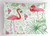 Ambesonne Nautical Pillow Sham, Floral Pattern Flamingo Botany Greenery Floral Romantic Feminine Design Art, Decorative Standard Size Printed Pillowcase, 26" X 20", Green Pink White