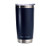 Travel Insulated Coffee Mug 20oz 18/8 (304) Stainless Steel Double Wall Vacuum Cup with Splash Proof Lid- Travel Tumbler (MidNight Blue)