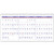 AT-A-GLANCE 2020 Wall Calendar, 3-Month Display, 23-1/2" x 12", Large, Wirebound, Horizontal (PM1428)